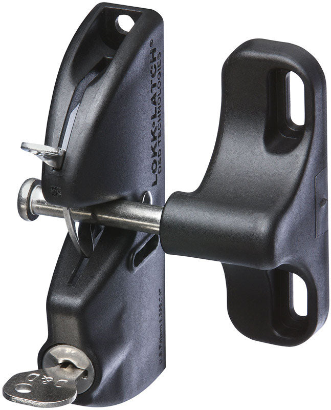 National Hardware 3.5 in. H X 4.5 in. W X 4.56 in. L Polymer/Stainless Steel Automatic Gate Latch