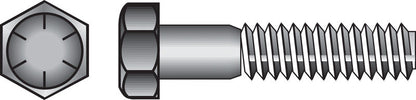 HILLMAN 1/2 in. D X 1-3/4 in. L Heat Treated Steel Hex Head Cap Screw 50 pk