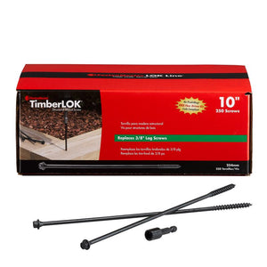 FastenMaster TimberLok No. 10 X 10 in. L Hex Epoxy Coarse Wood Screws FMTLOK10-250 250 pk