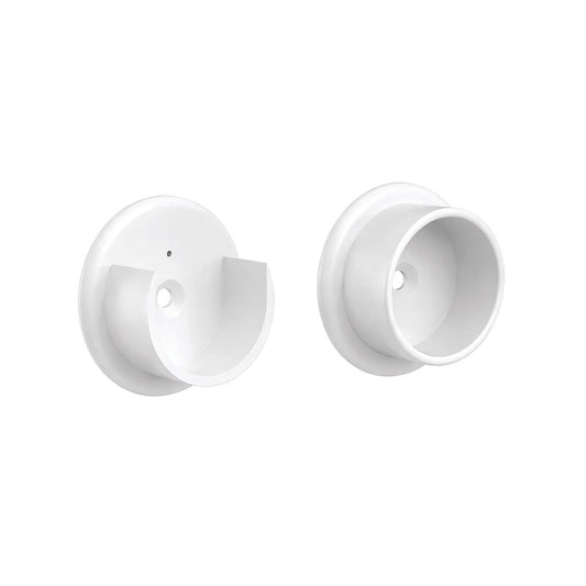 Knape & Vogt Pro 1-3/8 in. L X 1-3/8 in. D Powder Coated Plastic Rod Socket
