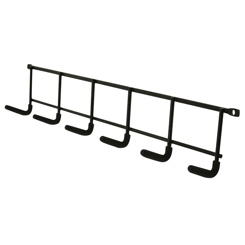 Crawford 16.5 in. L Zinc-Plated Black Steel Household Hanger Holder 15 lb. cap. 1 pk