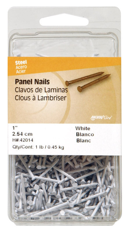 HILLMAN 1 in. Panel Carbon Steel Nail Flat Head