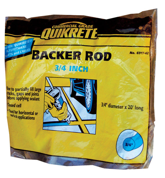Quikrete Gray Foam Joint Barrier Foam 3/4' x 20 ft.