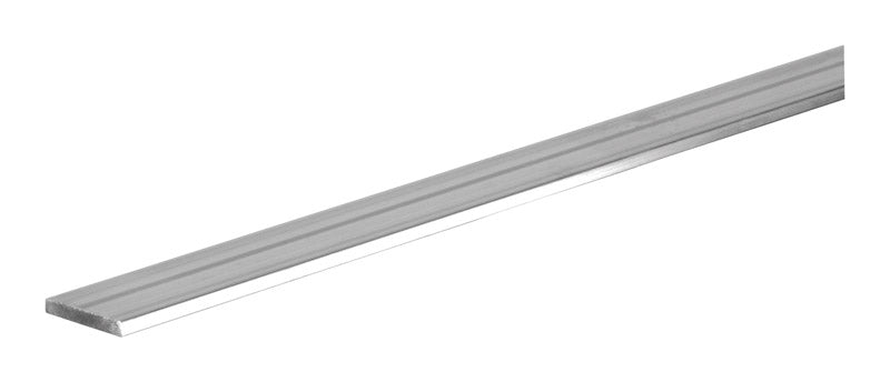 SteelWorks 0.0625 in. X 1.25 in. W X 3 ft. L Aluminum Flat Bar 1 pk