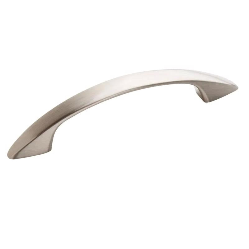 Amerock Contemporary Arch Cabinet Pull 3 in. Satin Nickel Silver 10 pk