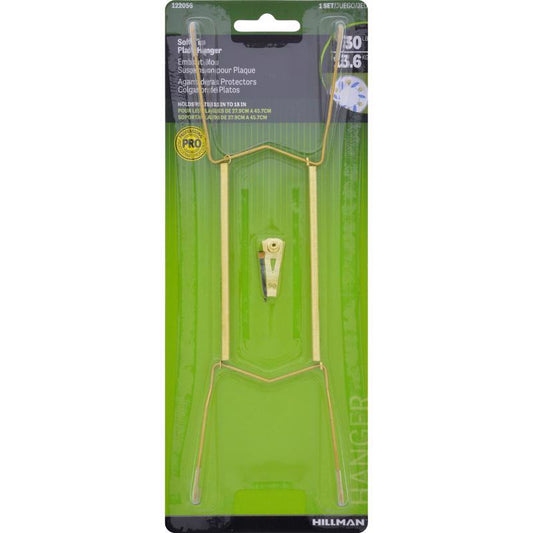 HILLMAN Steel Plate Hanger 1 pk