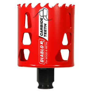 Diablo Snap-Lock Plus 2-3/8 in. Carbide Tipped 2-3/8 in. L X 3/8 in. D Hole Saw DHS2375CT