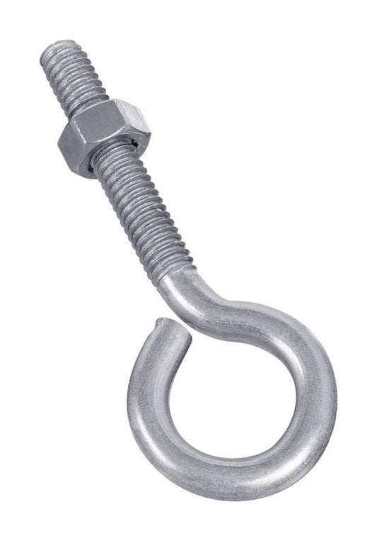 National Hardware 5/16 in. X 3-1/4 in. L Stainless Stainless Steel Eyebolt Nut Included