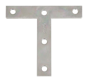 National Hardware 4 in. H X 4 in. W Zinc-Plated Steel Tee Plate N113-753