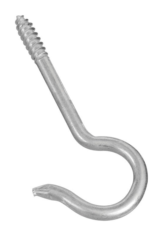 National Hardware Large Zinc-Plated Silver Steel 4-7/16 in. L Ceiling Hook 75 lb 1 pk