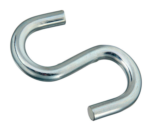 National Hardware Large Zinc-Plated Silver Steel 4 in. L Heavy Open S-Hook 240 lb 1 pk