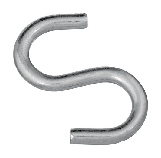 National Hardware Large Zinc-Plated Silver Steel 3 in. L Open S-Hook 1 pk