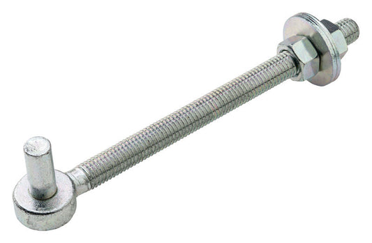 National Hardware Large Zinc-Plated Silver Steel 8 in. L Bolt Hook 150 lb 1 pk