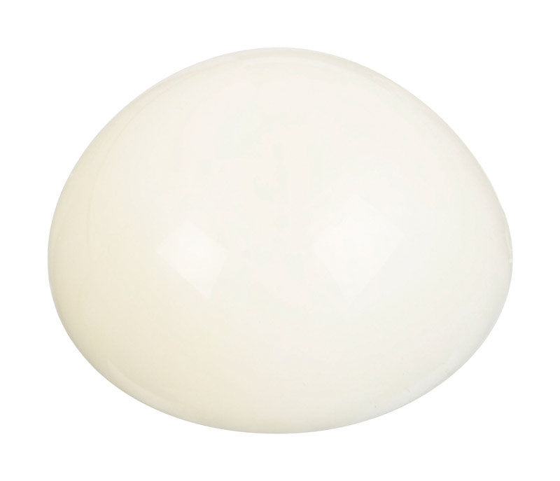 National Hardware Plastic Almond Wall Door Stop Mounts to wall 2.5 in.