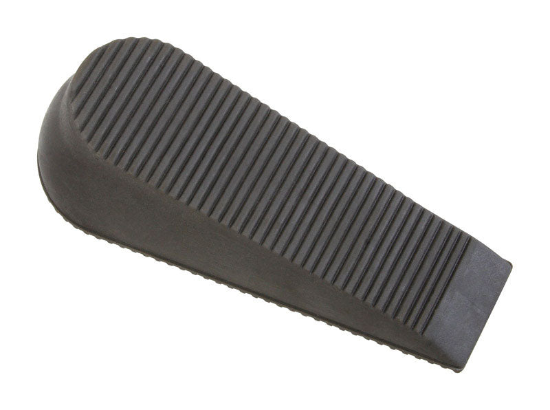 National Hardware 6 in. L Rubber Gray Wedge Door Stop Mounts to floor .75 in.