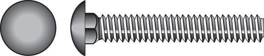 HILLMAN 5/16 in. X 8 in. L Zinc-Plated Steel Carriage Bolt 1 pk