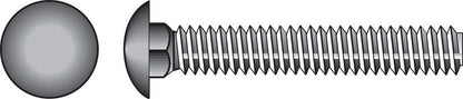 HILLMAN 3/8 in. X 1-1/2 in. L Zinc-Plated Steel Carriage Bolt 100 pk