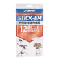 JT Eaton Stick-Em Pro Series Small Glue Board Trap For Insects/Mice/Spiders 12 pk