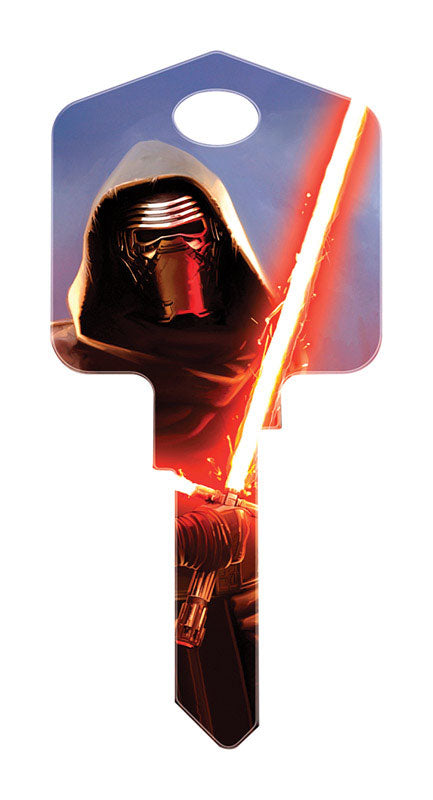 HILLMAN Star Wars Kylo Ren House/Padlock Universal Key Blank Single