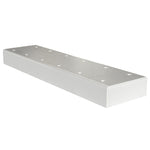Mail Boss Galvanized Steel White 5 in. W X 20 in. L Mailbox Mounting Plate