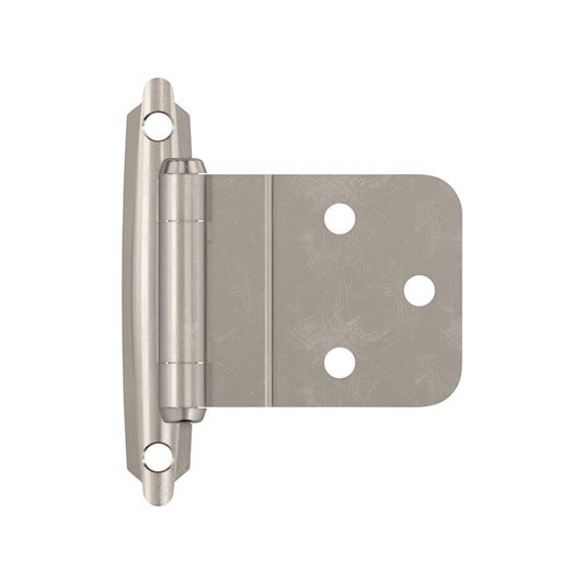 Amerock 2-15/79 in. W X 2-3/4 in. L Sterling Nickel Silver Steel Self-Closing Hinge 2 pk