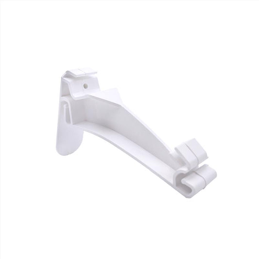 Amerimax 4.5 in. H X 1 in. W X 15 in. L White Vinyl K Hidden Hook