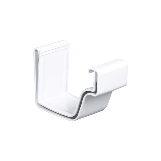 Amerimax 3.5 in. H X 3.5 in. W X 5 in. L White Vinyl K Gutter Connector