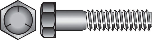 HILLMAN 3/4 in. D X 5 in. L Heat Treated Zinc Steel Hex Head Cap Screw 20 pk
