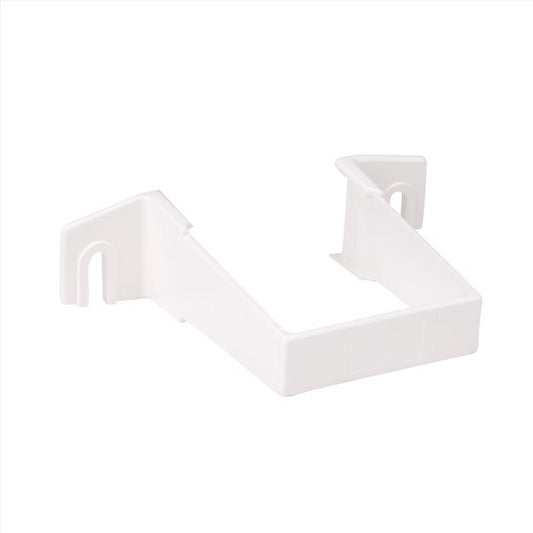 Amerimax 1 in. H X 3.3 in. W X 4.3 in. L White Vinyl U Downspout Bracket