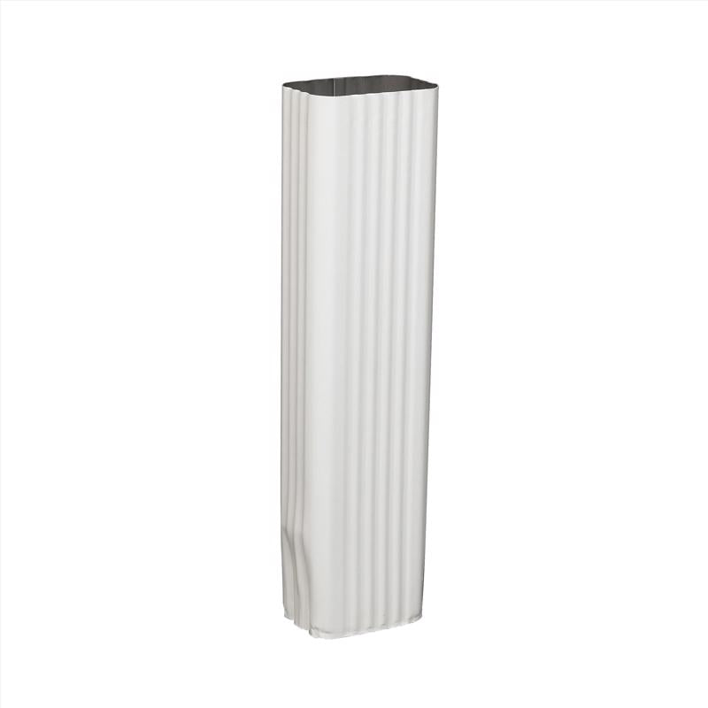 Amerimax 3 in. H X 4.25 in. W X 15 in. L White Aluminum K Downspout Extension