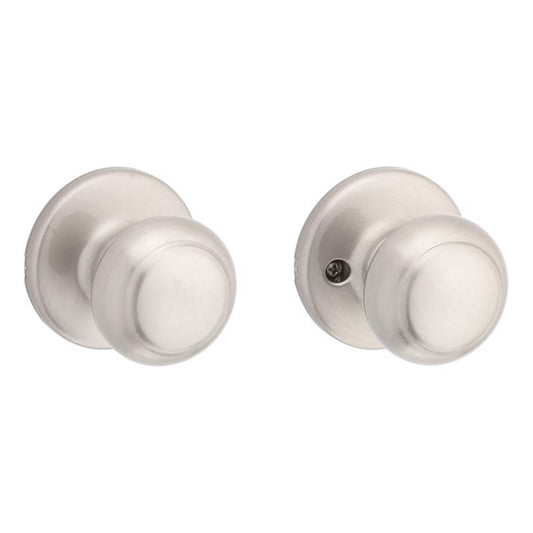 Kwikset Cove Satin Nickel Passage Door Knob
