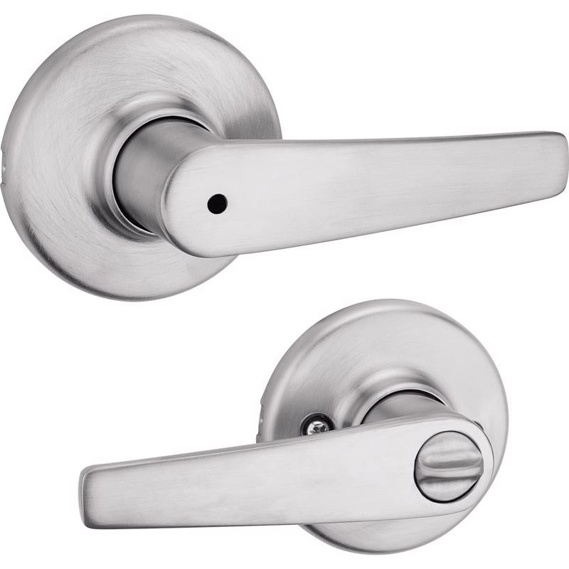 Kwikset Delta Satin Chrome Privacy Lever