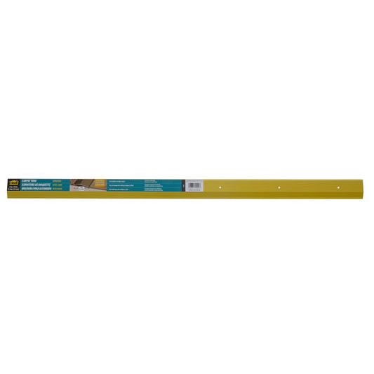 M-D Building Products 0.375 in. H X 2 in. W X 36 in. L Satin Brass Aluminum Carpet Trim