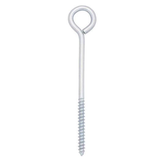 Hampton 1/4 in. X 4-1/2 in. L Zinc-Plated Steel Lag Thread Eyebolt