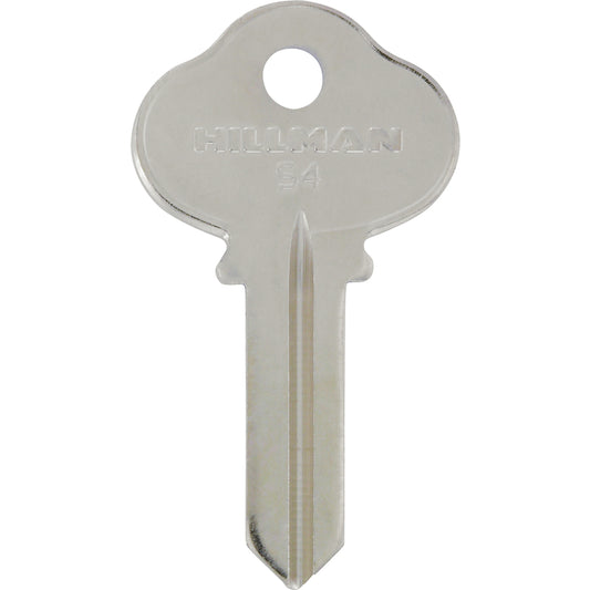 HILLMAN Traditional Key House/Office Key Blank 124 Single For Sargent Locks Silver