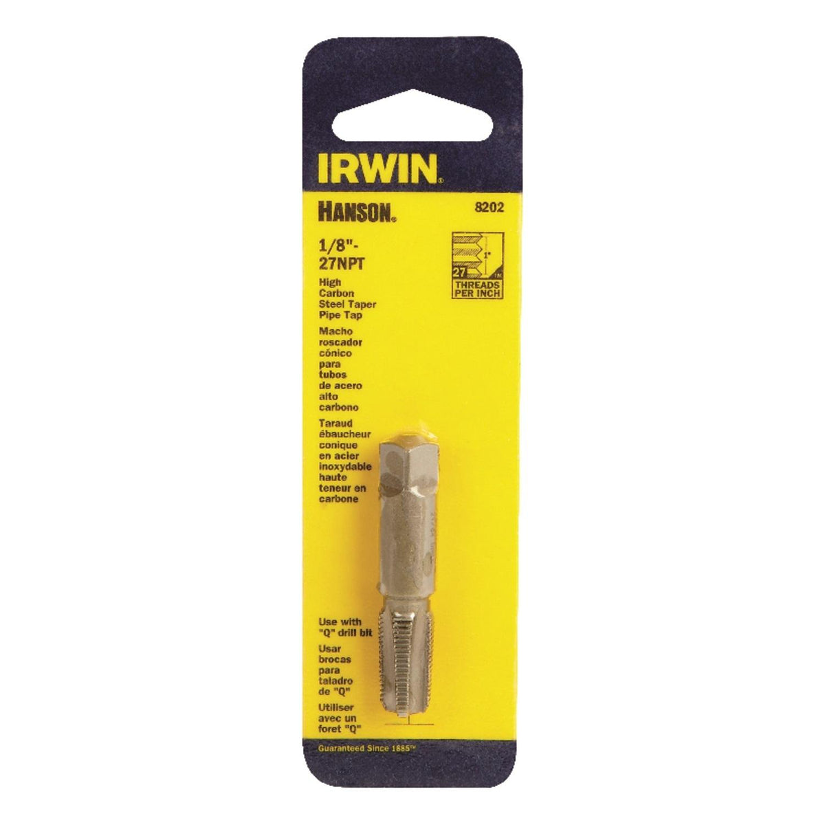 Tap Carded 1/8X27Npt