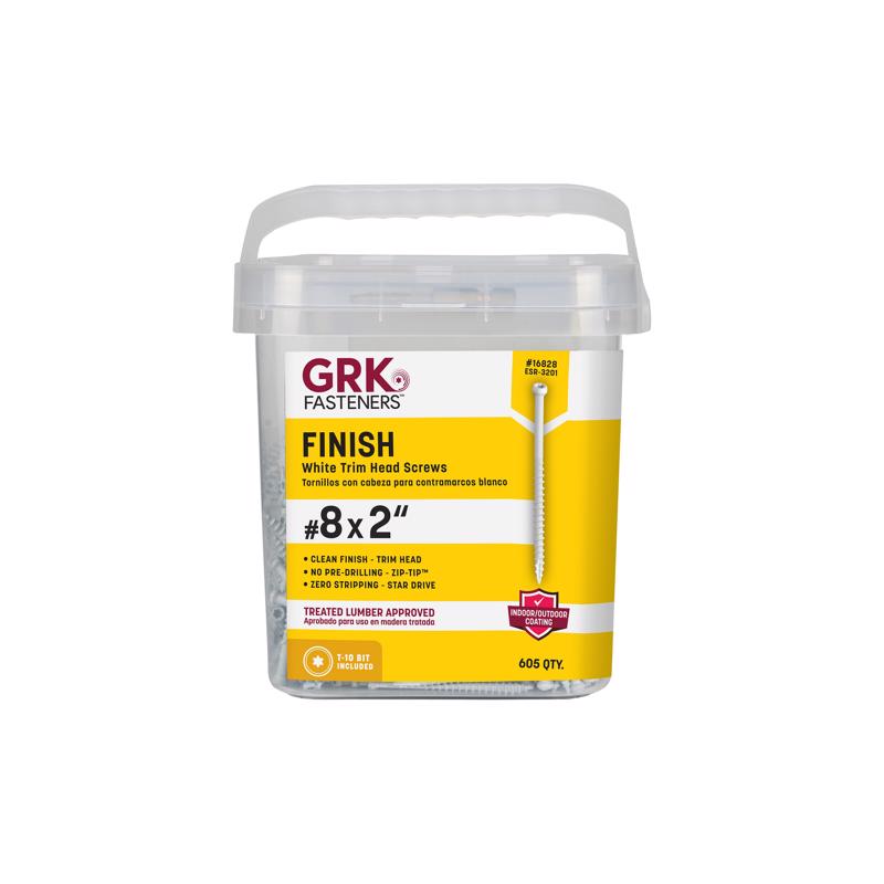 GRK Fasteners No. 8 X 2 in. L Star Climatek Coarse Trim Screws 605 pk
