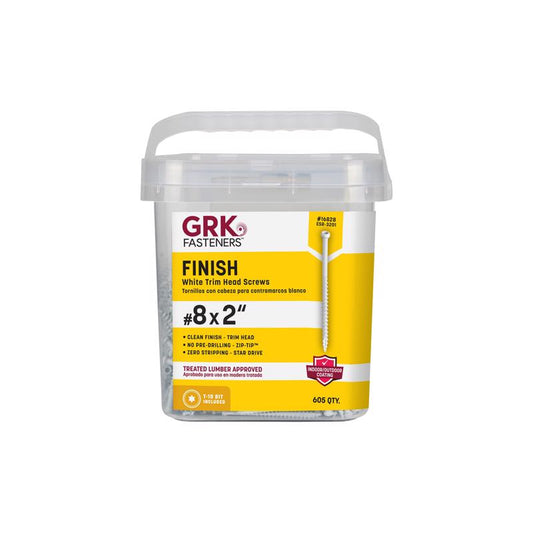 GRK Fasteners No. 8 X 2 in. L Star Climatek Coarse Trim Screws 605 pk