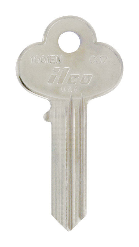 HILLMAN Traditional Key House/Office Key Blank 114 Single For Corbin Locks Silver