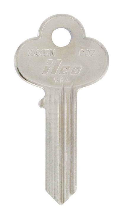 HILLMAN Traditional Key House/Office Key Blank 114 Single For Corbin Locks Silver
