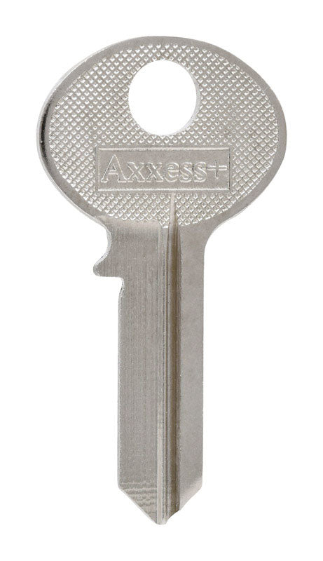 HILLMAN Traditional Key House/Office Key Blank 92 Single For Independent Locks Silver