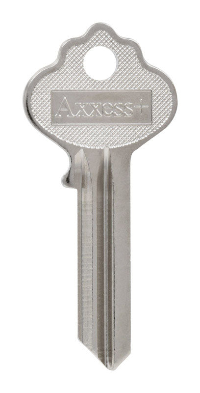 HILLMAN Traditional Key House/Office Key Blank 88 Single For Independent Locks Silver
