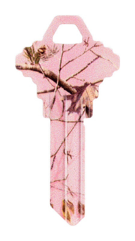 HILLMAN RealTree Pink House/Office Universal Key Blank Single Pink