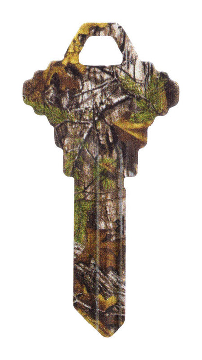 HILLMAN RealTree Green House/Office Universal Key Blank Single Green