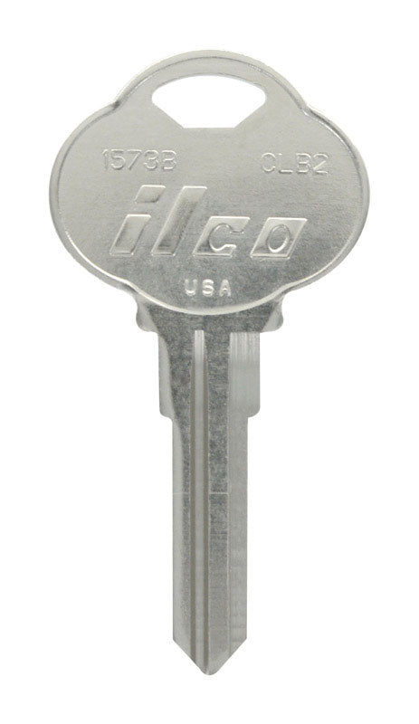 HILLMAN KeyKrafter Automotive Key Blank 189 Double For Club Steering Wheel Silver