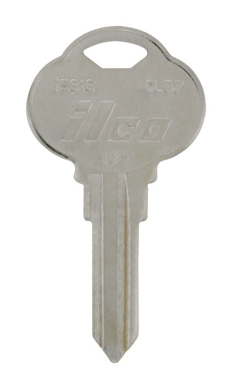 HILLMAN KeyKrafter Automotive Key Blank 188 Double For Club Steering Wheel Silver