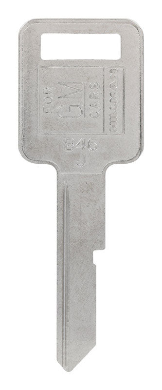 HILLMAN Traditional Key Automotive Key Blank Single For GM Silver
