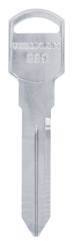 HILLMAN Traditional Key Automotive Key Blank Double For GM Silver