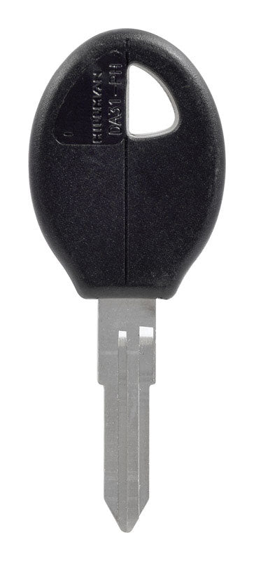 HILLMAN Traditional Key Automotive Key Blank Double For Nissan Black/Silver