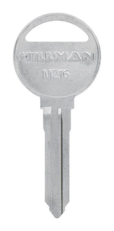 HILLMAN Traditional Key Automotive Key Blank Double For Mazda Silver